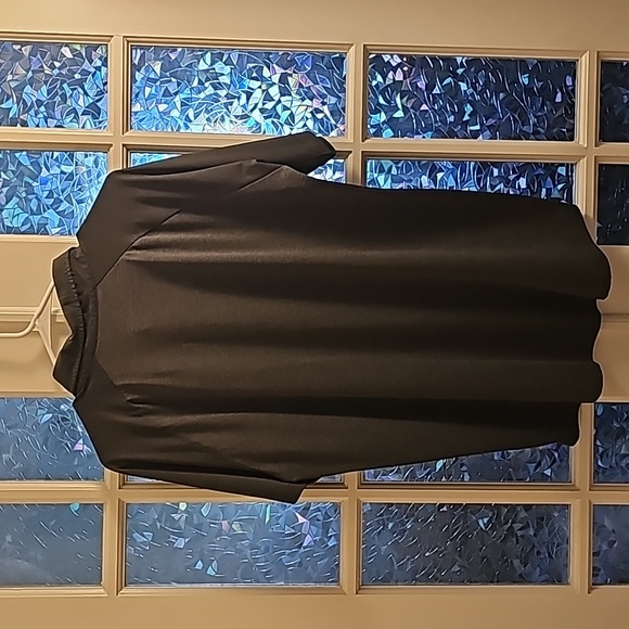 Hethcode XL Dark Gray Collared Short Sleeve Shirt - Picture 3 of 3